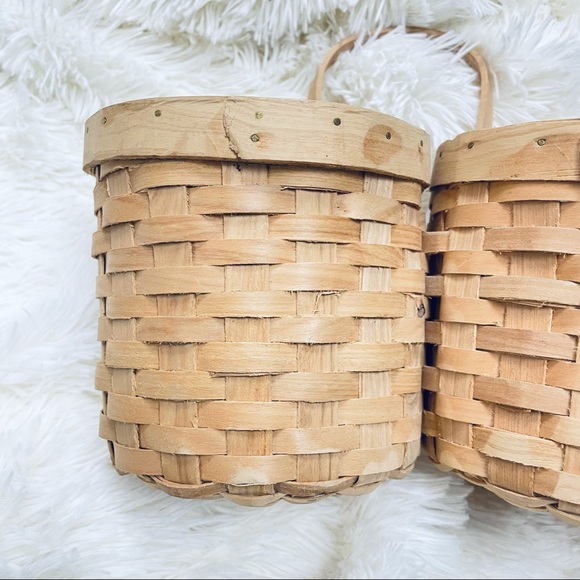 Boho | Vintage Wicker/Woven Double Wine Tote - Picture 9 of 14